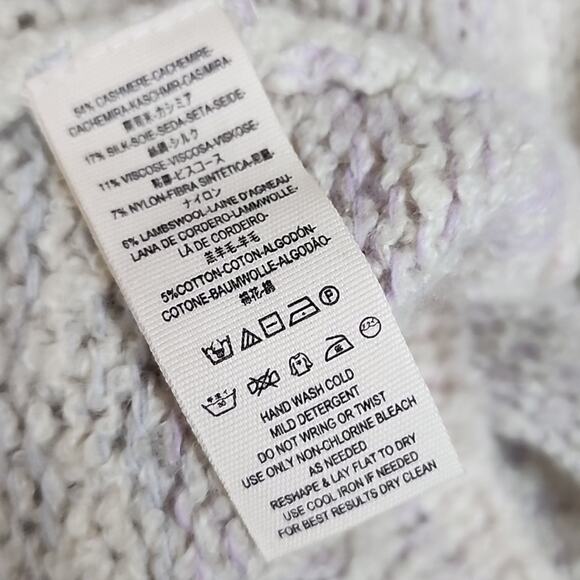 Free People Retro Stripe Ombre Pastel Rainbow Cardigan Sweater - Picture 5 of 5